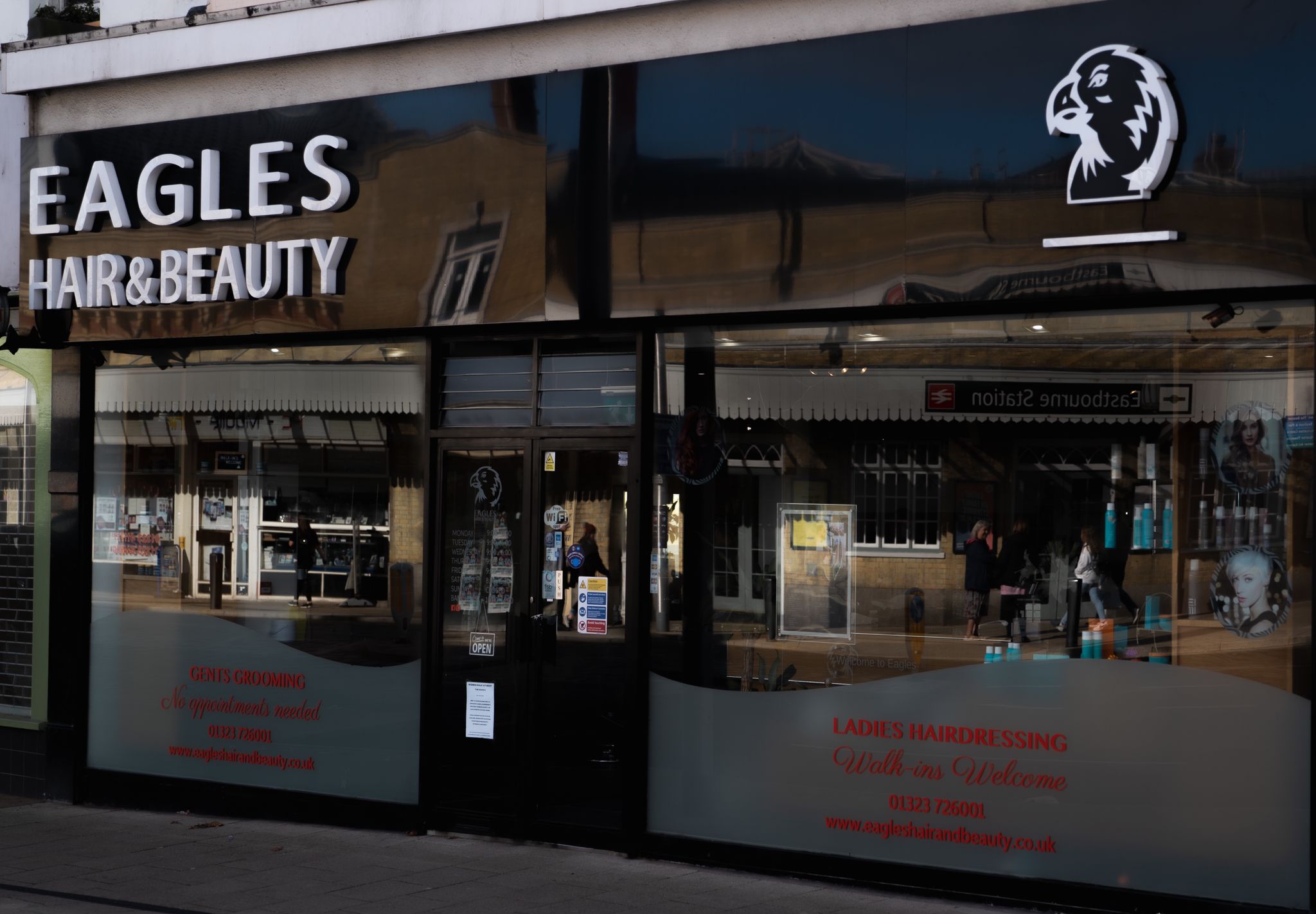Inside the Eagles Hair & Beauty salon